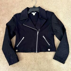 Girls 10/12 kc parker black boomer jacket.